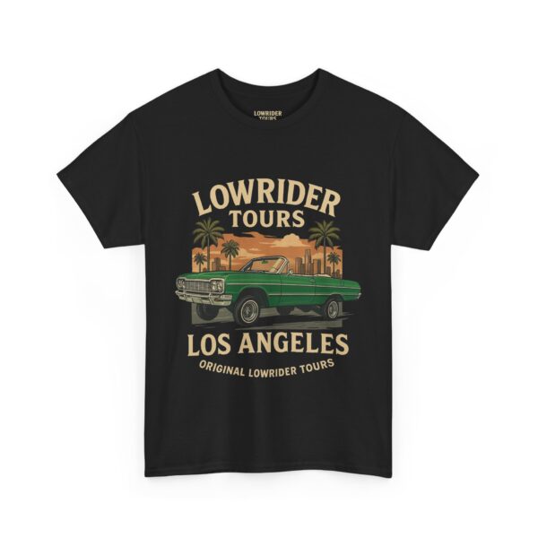 Lowrider Tours Tee – Lowrider + Map - Image 3