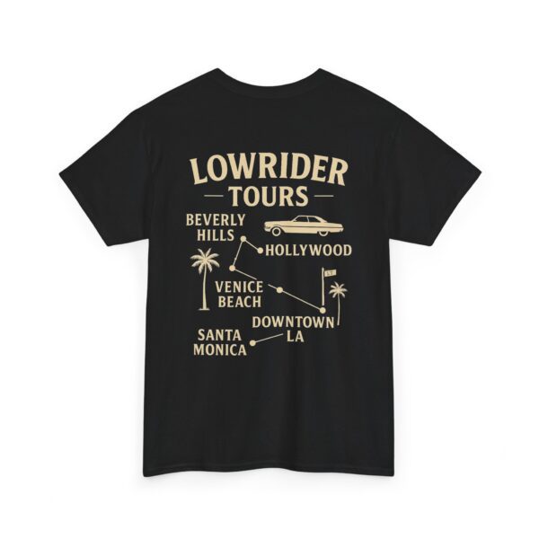Lowrider Tours Tee – Lowrider + Map - Image 4