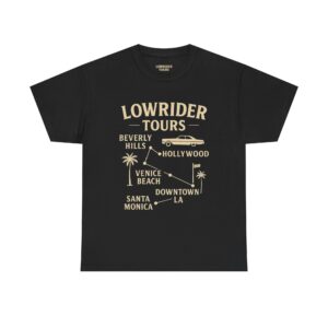 Lowrider Tours Map Tee