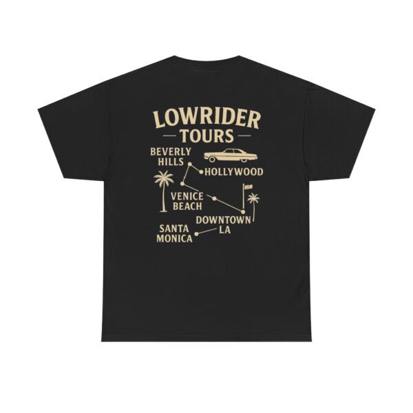 Lowrider Tours Tee – Lowrider + Map - Image 2